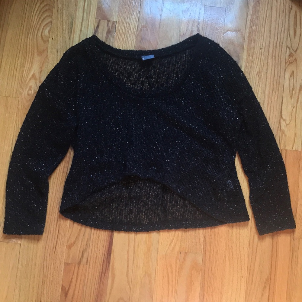 Sparkle & Fade crop top sweater